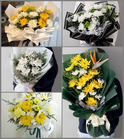 贵州毕节市纳雍县玉龙坝镇新街村白事花束代送